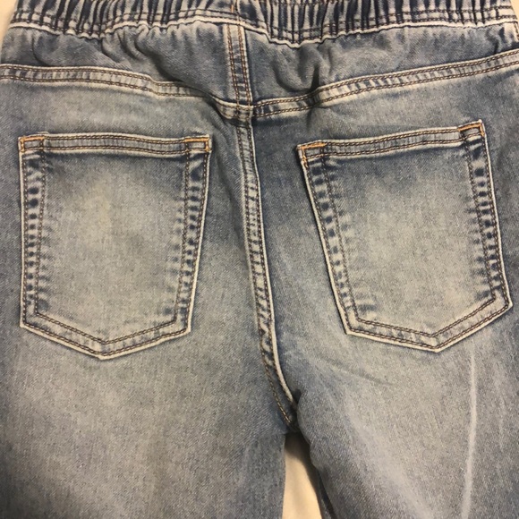 Regular denim joggers - Picture 2 of 4